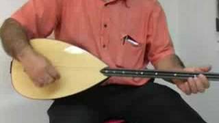 Abanoz (Ebeny) Bağlama Yilmaz Saz Evi̇nden Resimi