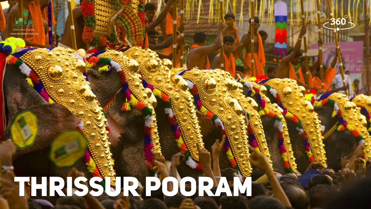 Thrissur Pooram - A Feast for the Eyes 