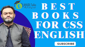 Best Books for CSS English Preparation | Prof Dr Ghulam Saqib Buriro | Khudi Talks