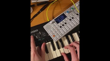 casiotone + OP1 ambient #ambient #op1 #sampler #sounddesign #synthesizer #teenageengineering