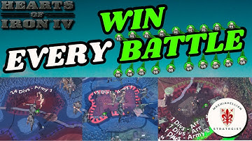 How To WIN EVERY BATTLE In HOI4: The Secret To Green Bubbles! | Hearts Of Iron 4