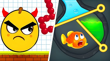 Draw To Smash vs Save the Fish 🌌🦢 Max Level Gameplay Walkthrough Android iOS 9HT4