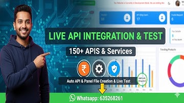 Live API Integration & Test | Start Your API Company with 150+ Services | BBPS & Auto Panel