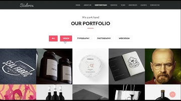 Sixbros - Joomla One page template. Portfolio.
