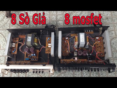 Amply Ve Chai 8 Mosfet , 8 Sò Giả | PMT CỦ CHI