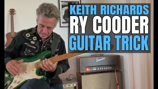 Keith Richards / Ry Cooder Guitar Technique - Super Easy Hack