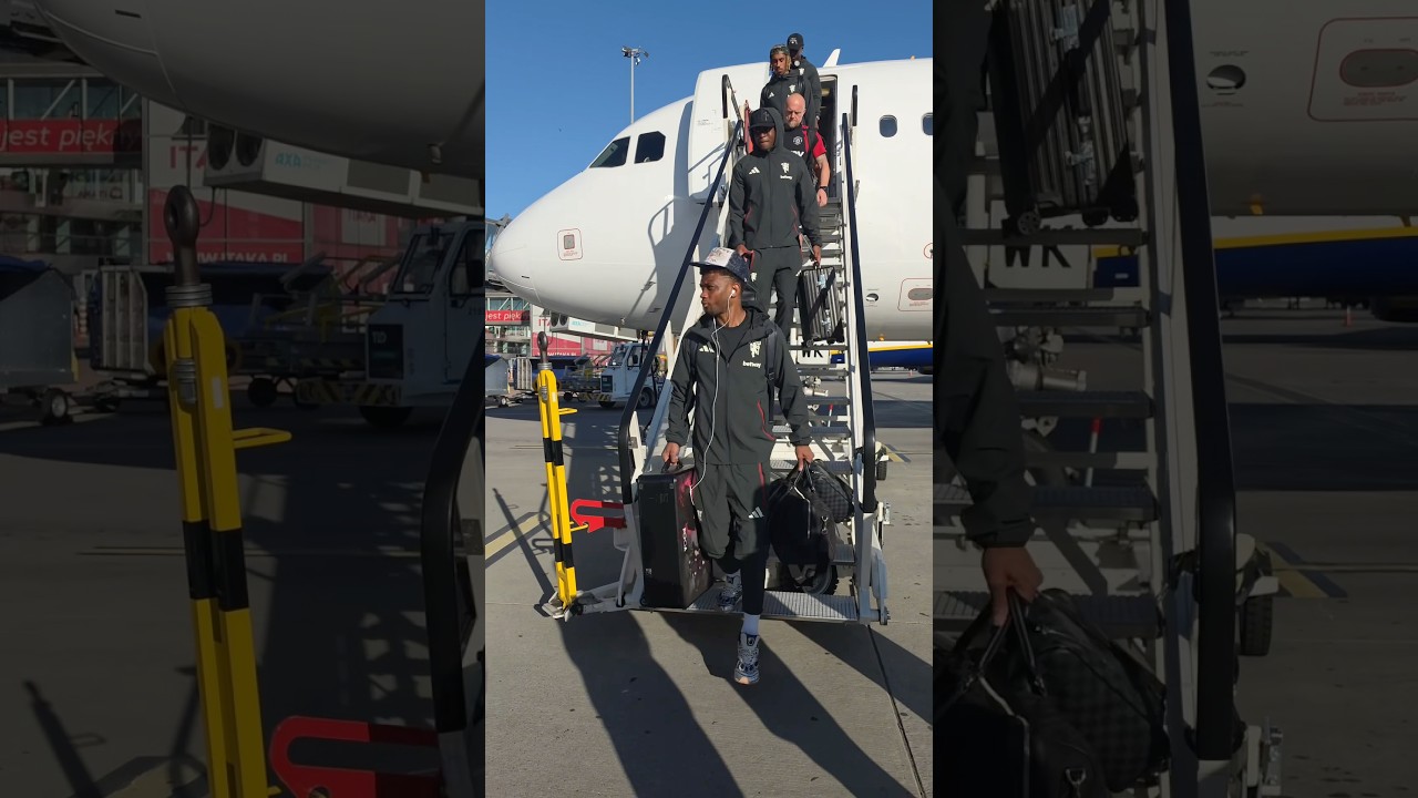 Touchdown In Poland Ahead Of AC Milan On Saturday 👊🛬