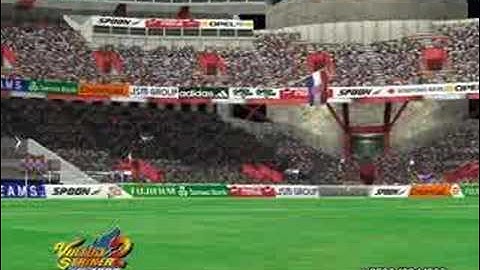 nullDC-Naomi running Virtua Striker 2 2k(a) intro