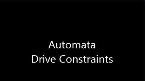Automata Drive Constraints