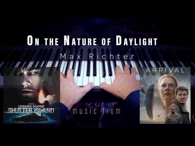 On the Nature of Daylight - Max Richter  ( solo piano cover ) [ Sheet Music ]
