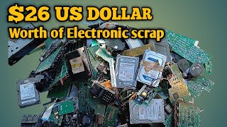 ELECTRONIC WASTE WORTH PHP 1,500 $26 USD | RECYCLING ELECTRONIC WASTE | ELECTRONIC SCRAP by Poor miners 1,439 views 1 month ago 13 minutes, 32 seconds