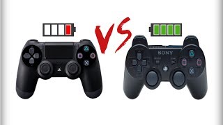 Dualshock 4 vs Dualshock 3 battery.