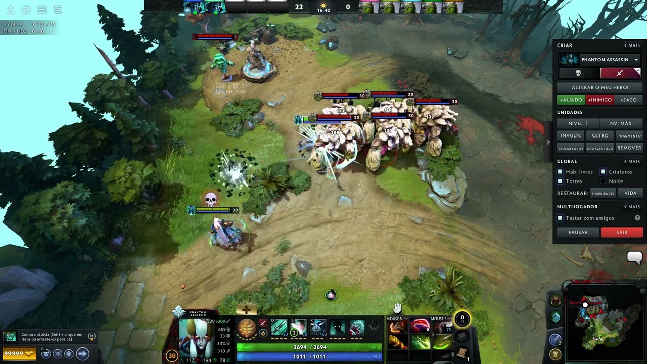 PA BUILD vs PA BF x 6  7.40c DOTA 2