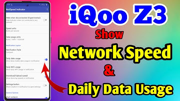 How To Show Daily Data Usage In iQoo Z3 | iQoo Z3 Show Daily Data Usage