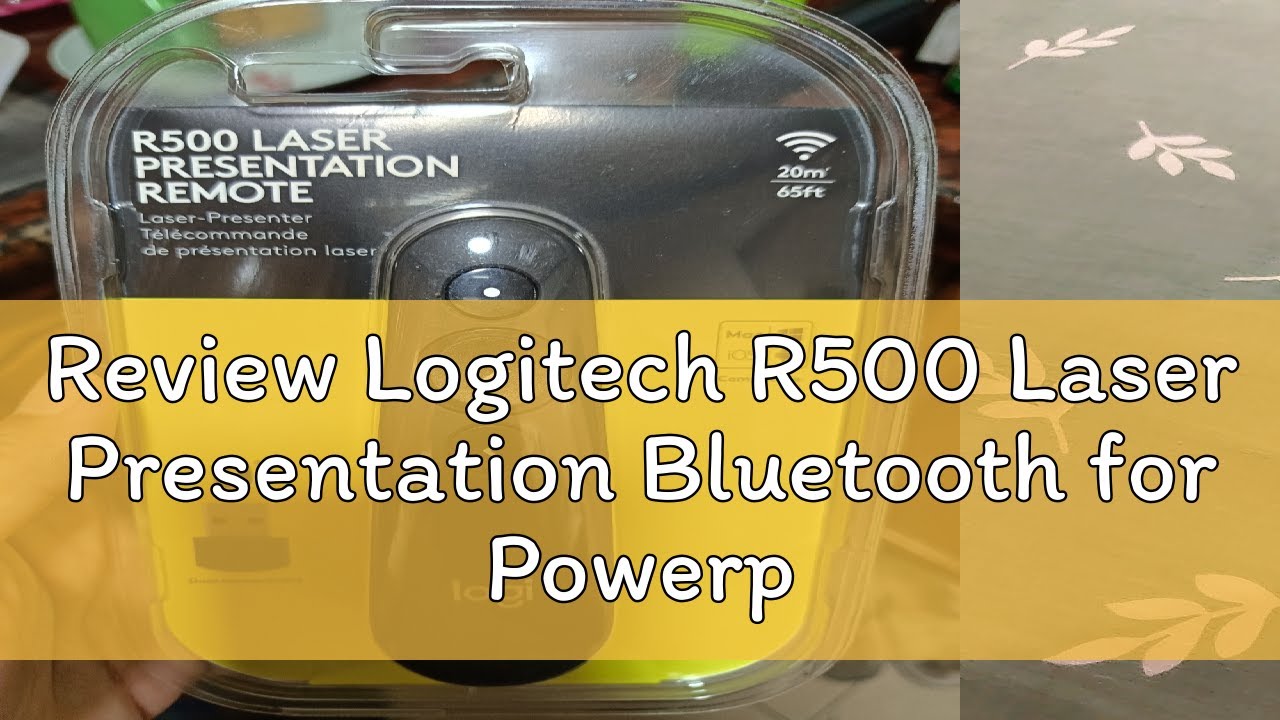 Review Logitech R500 Laser Presentation Bluetooth for Powerpoint Keynote Google Slides Wireless Pre