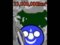 昔の面積は… #countryballs #ポーランドボール Japan