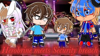 Herobrine meets Security breach / Gacha club mini movie