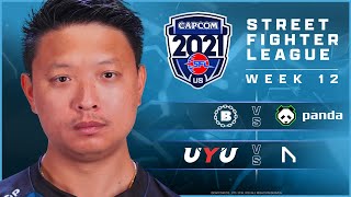 Street Fighter League Pro-US 2021 Week 12 - Bandits vs. Panda - UYU vs. NVD