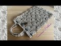 かぎ針編みペタンコバッグのススメ♪シューズバッグ等、使い方あれこれ Crochet Tips about Flat Bag スザンナのホビー