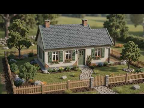 From Dirt to Dream Home!  Miniature Farmhouse DIY #dreamhome #beforeandafter