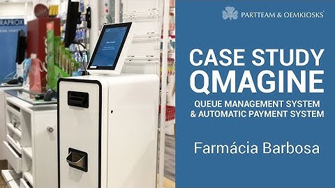 Farmácia Barbosa - Queue Management & Automatic Payment System | PARTTEAM & OEMKIOSKS
