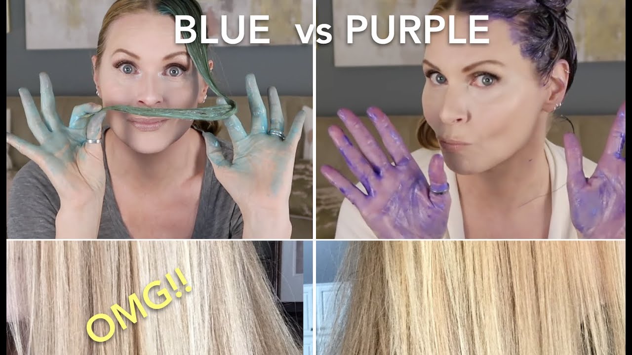Entität Sie schwindlig blue shampoo vs purple shampoo Geneigt Logisch Steil