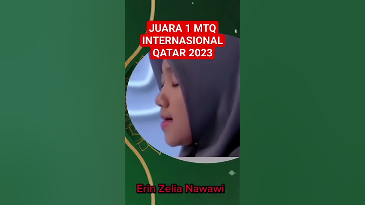 JUARA 1 ERIN ZELIA NAWAWI MTQ INTERNASIONAL TIJAN AN-NUR QATAR 2023‼️ SHORT DAN BERITA VIRAL