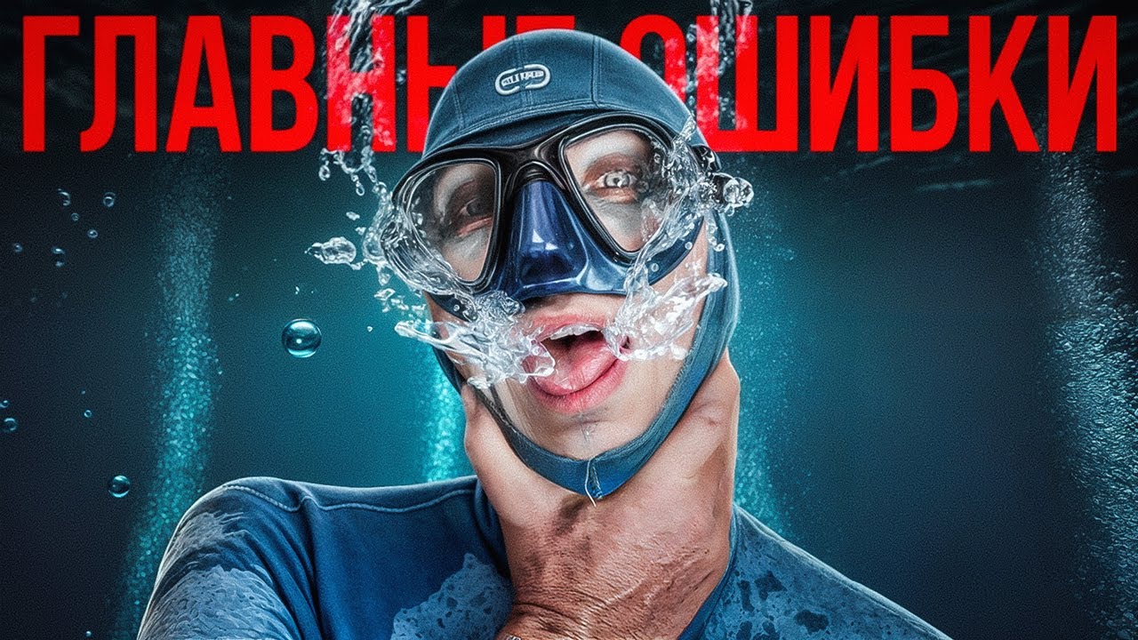 ЭТИ ошибки при погружении под воду УБЬЮТ тебя: