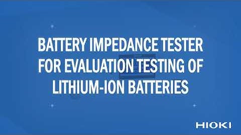 BATTERY IMPEDANCE METER BT4560
