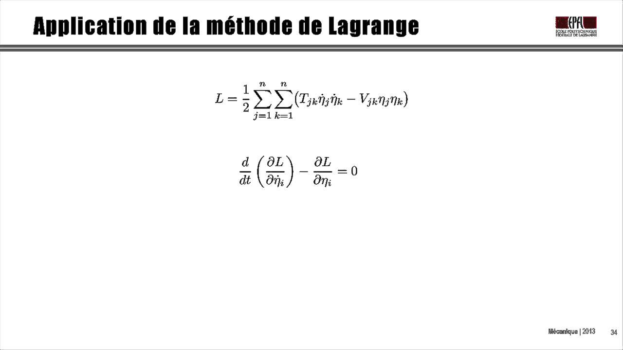 27.1 Systèmes vibratoires discrets, linéaires
