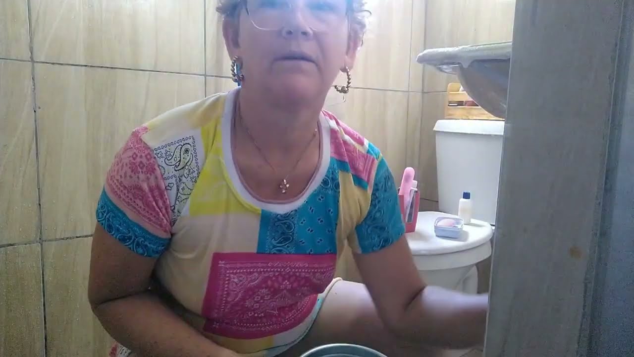 Deixando meu banheiro limpo