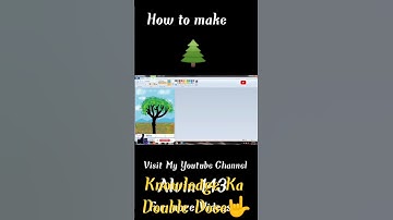 Tree on ms paint|ms paint tree kaise banaye #viral #shorts #trending #education