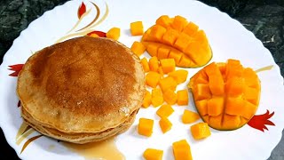Pancake Recipe || Eggless Pancake || Breakfast Recipe || Fluffy Eggless Pancake by Punjabi Cooking