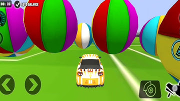 Impossible stunt car tracks 3D - red car Driving stunts level 8 - Android gameplay