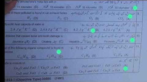 Today 10th class fsd board solved mcqs ( group 1 )2023