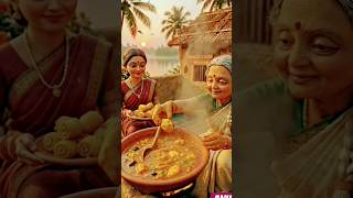 Miniature Dadi Doll Cooking Besan Pakoda Gravy