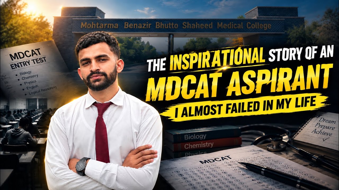 The Real Story Of An MDCAT Aspirant | Failure To Success | Watch This Before Your MDCAT 