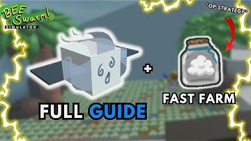 FASTEST Way to Get WINDY BEE + Cloud Vial Farm!🌪️ (Full Guide) in Bee Swarm Simulator