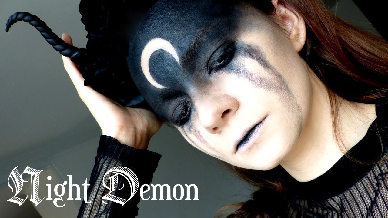 Halloween 😈 Démon de la nuit (facile et sans matériel compliqué) - YouTube