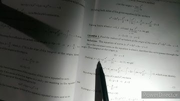 Radius of curvature at origin