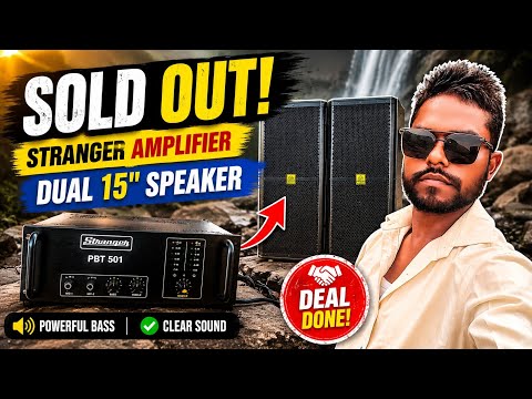 🔊 Stranger Amplifier & Dual 15" Speaker Sell | My First Vlog | Sound System Sale Deal