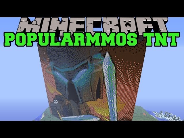 Minecraft: POPULARMMOS VS TNT - Build Creation - Map class=