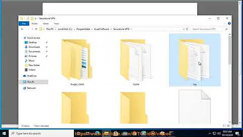 Find Avast SecureLine VPN log files on Windows