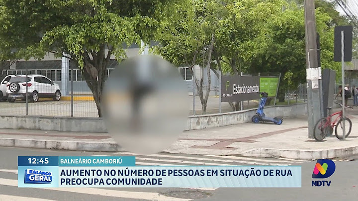 Moradores de Balneário Camboriú reclamam do aumento de moradores de rua
