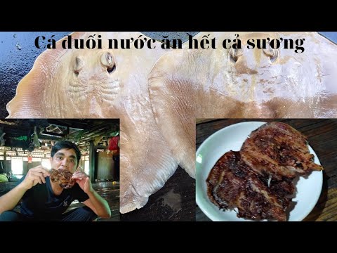 Video lần đầu làm món cá đuối nướng ăn hết cả sương - youtube
