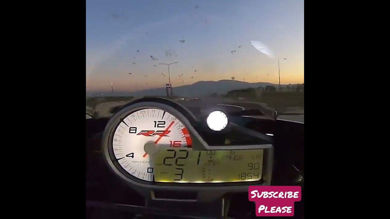 300 km/h speed in Yamaha R6!! Top Speed Record YouTube