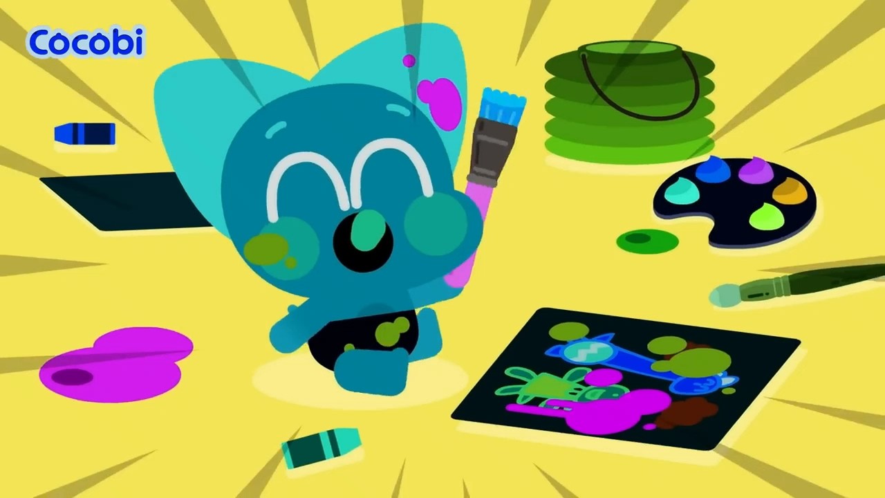 Cocobi ''baby ruined my painting ack, ack, I'm angry I am fling  (Sponsored by preview   2 Effects)