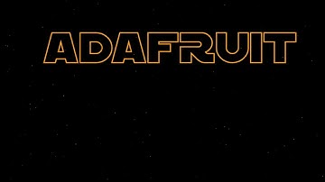 May the 4th be with you - Star Wars project from Adafruit!