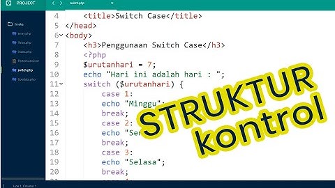 WEB PROGRAMMING - STRUKTUR KONTROL (KONDISI)