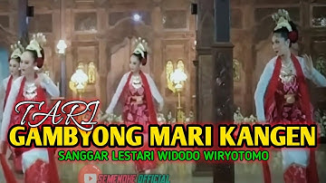 TARI GAMBYONG MARI KANGEN - SANGGAR TARI LESTARI WIDODO WIRYOTOMO - LIVE RUMAH JOGLO BATANGSAREN
